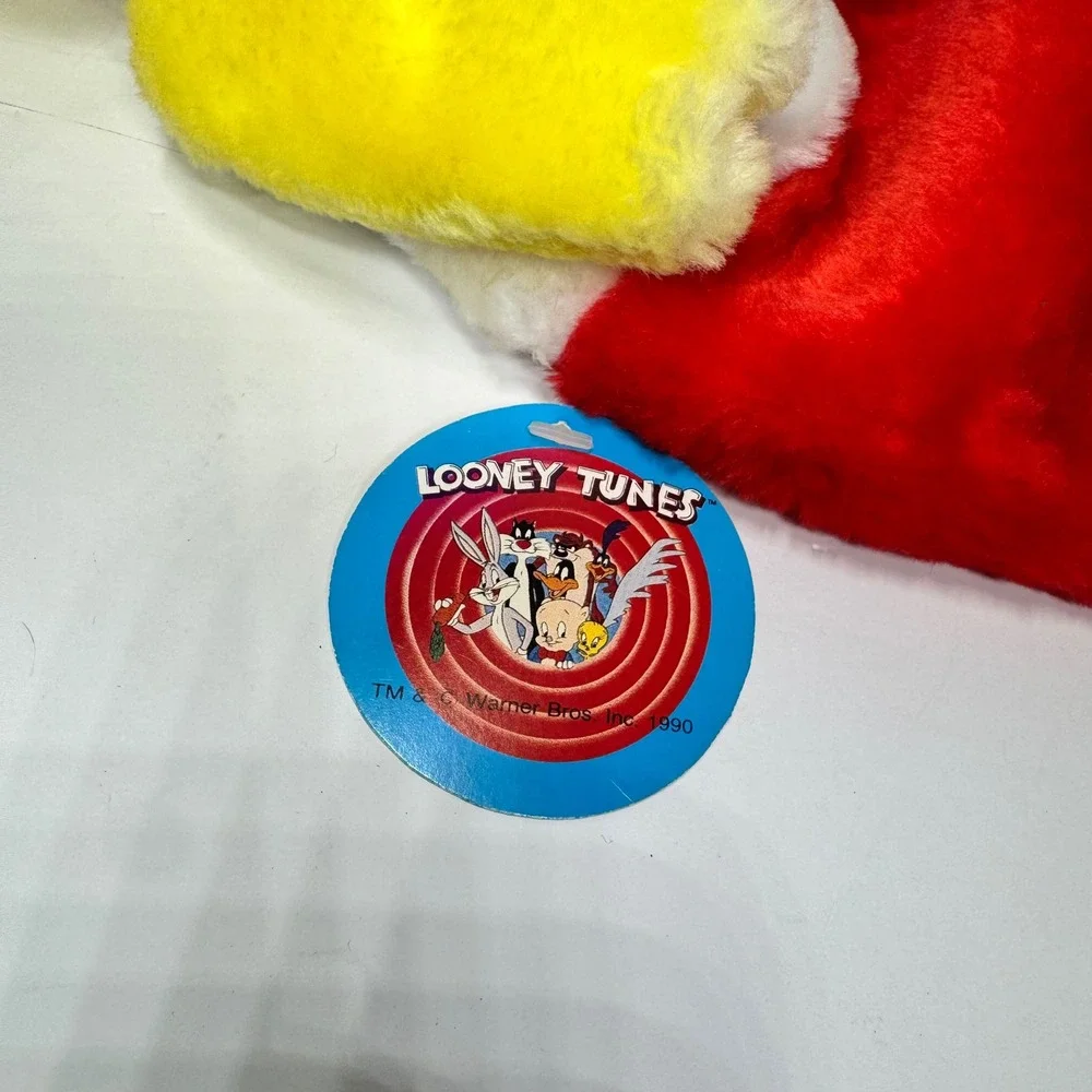 Vintage 1991 Looney Tunes Tweety Bird Plush Christmas Stocking Warner Bros 25